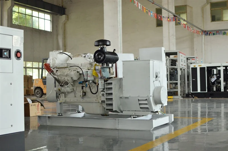 New CCS certificate powered by Cummins engine NTA855-D(M) 220kw marine diesel generator