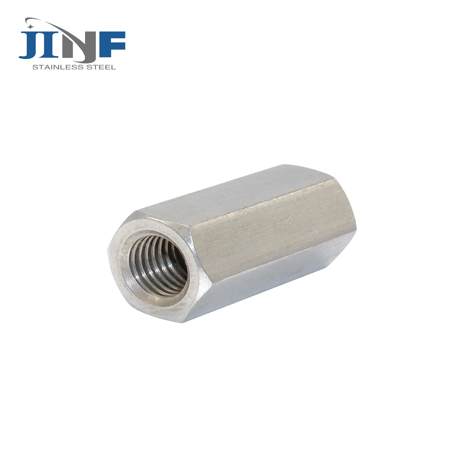 Stainless Steel 304 316 Long Hex Nut DIN6334 Coupling Nut