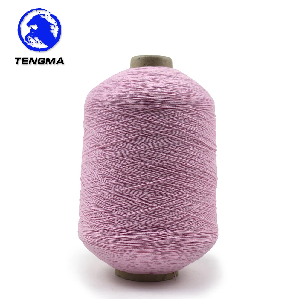 Excellent evenness high strength 90# 100# 110# rubber thread covered yarn