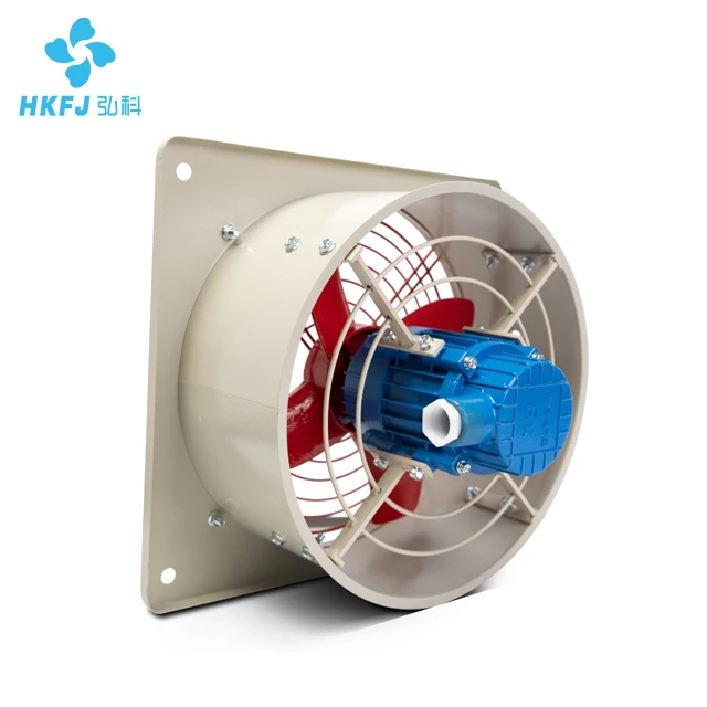 Hongke BFAG-500 220V AC Cooler Duct Extractor Industrial Exhaust Vent Wall Colling Extraction Fan