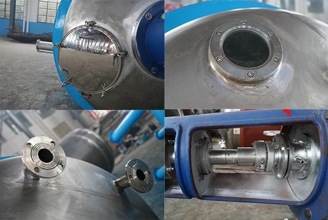 
Electric steam heating stainless steel reactor reaction boiler tank reaction kettle 