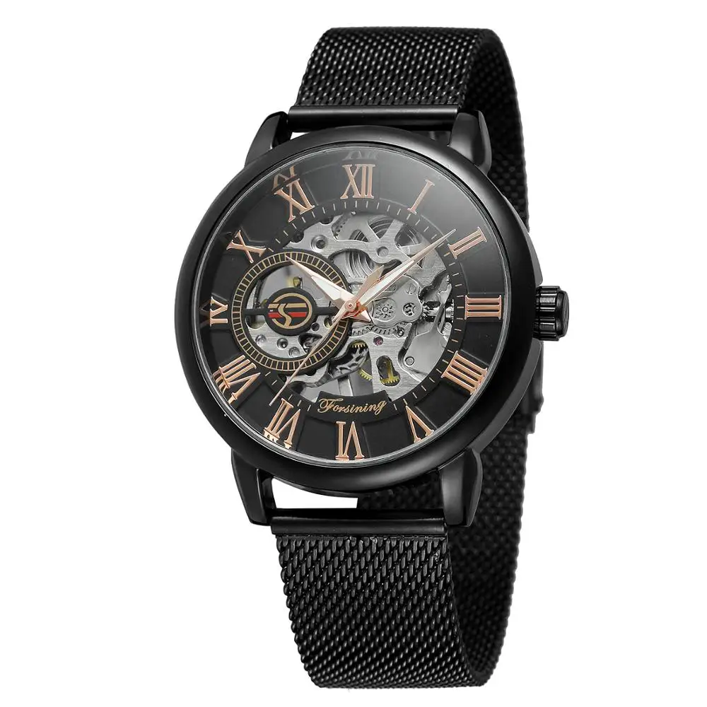 Top Selling FORSINING Classic Cheap Mechanical Skeleton relojes hombre China Manufacture Mens Watches