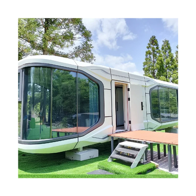 China portable mobile Extendable prefab house 1 bedroom 1kitchen container home house for sale