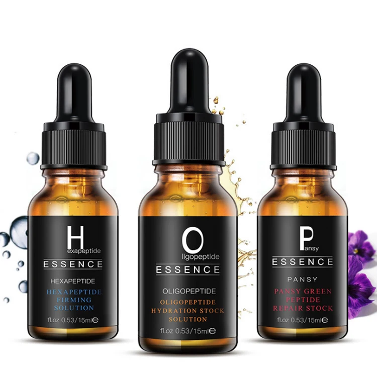 Top Sale Private Label Hexapeptide Facial Skin Care Propylene Glycol Serum Repairing Skin Firming Moisturizing Face Serum