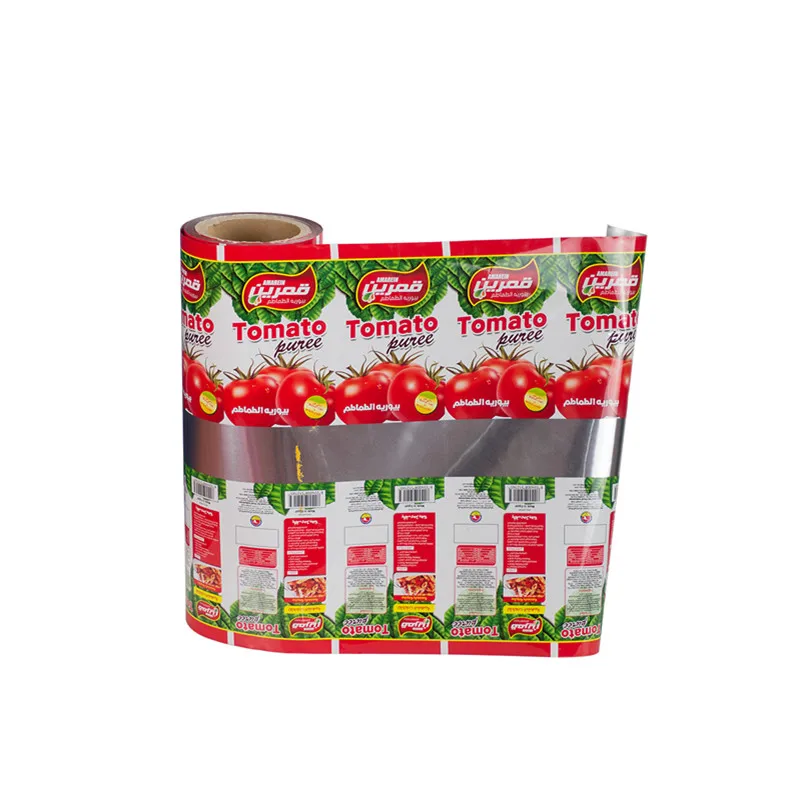 10g Tomato Sauces Packaging Roll Film Salad Dressing Mini-packets Custom Size/Logo