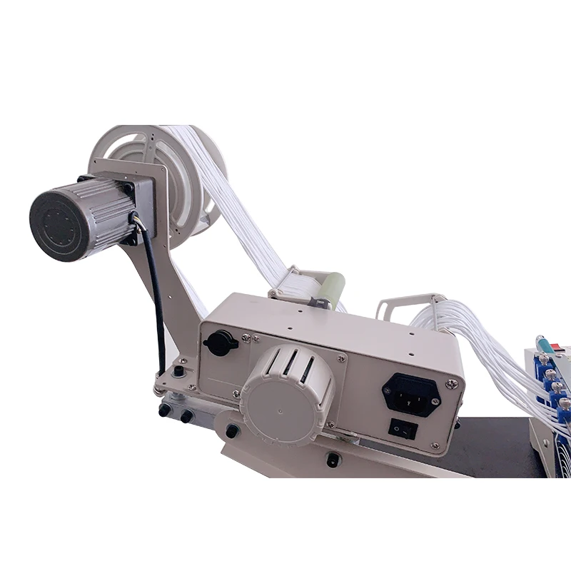 Заводская Горячая продажа автоматическая Маска Ушная петля лента эластичная лента Пояс Горячая Холодная резка рот маска делая машину