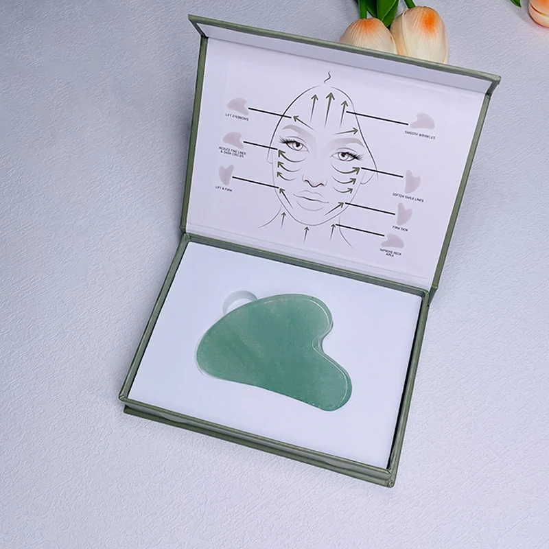 Hot Selling rose quartz jade Gua Sha Scraping Massage Guasha Board