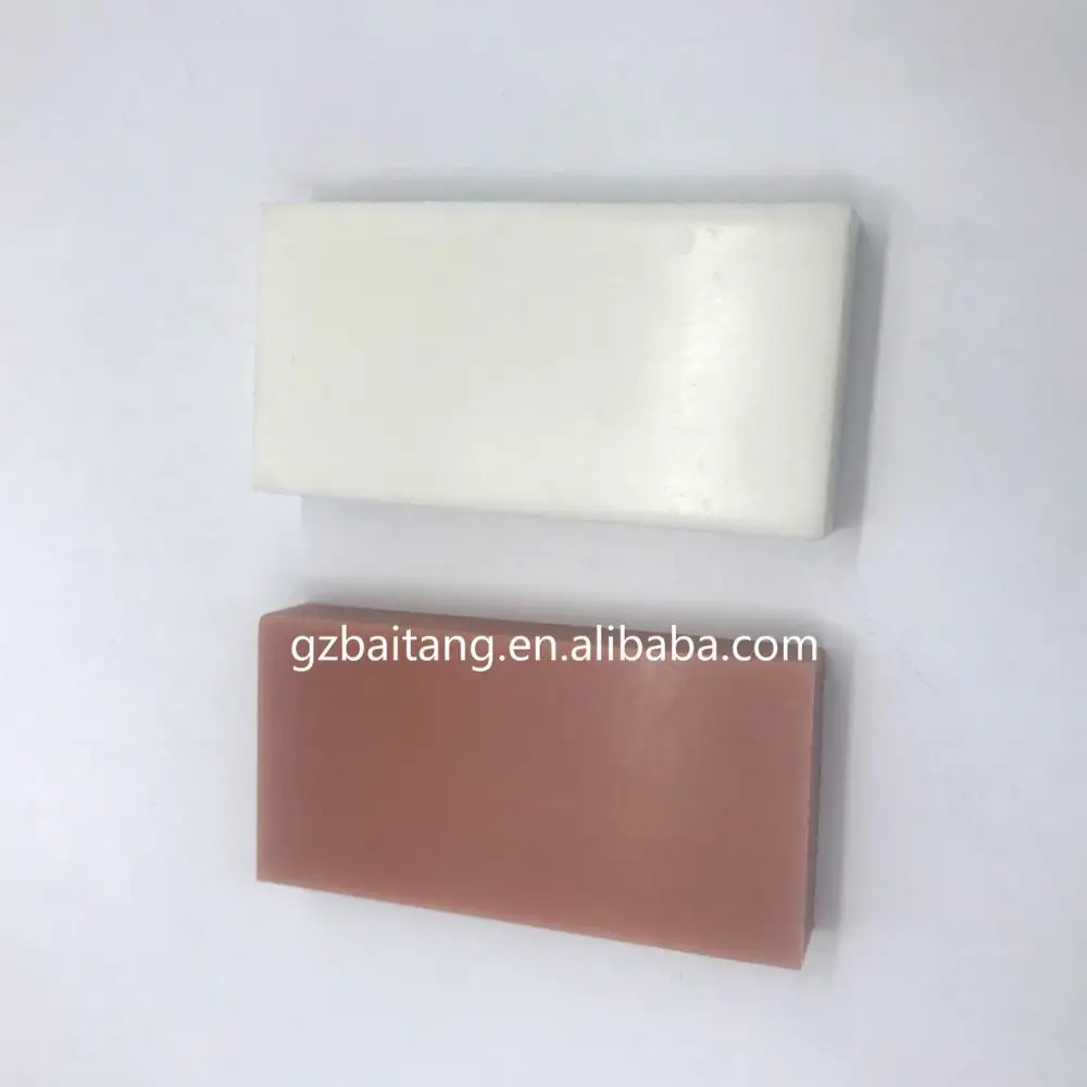 
medical grade silicon block silicon implant different kind of hardness with white and pink color customized order 