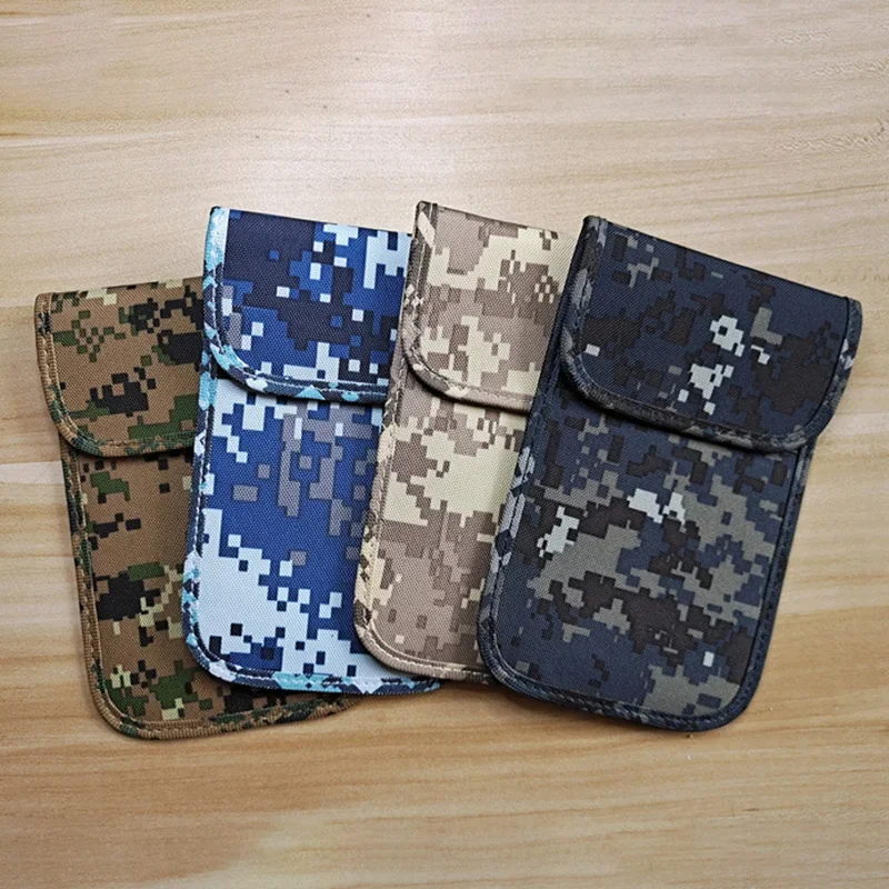 Faraday Bags for Phones Key Fob Signal Blocker Signal Blocking Faraday Pouch Cell Phone Signal Jammer Anti-Theft Pouch Cage