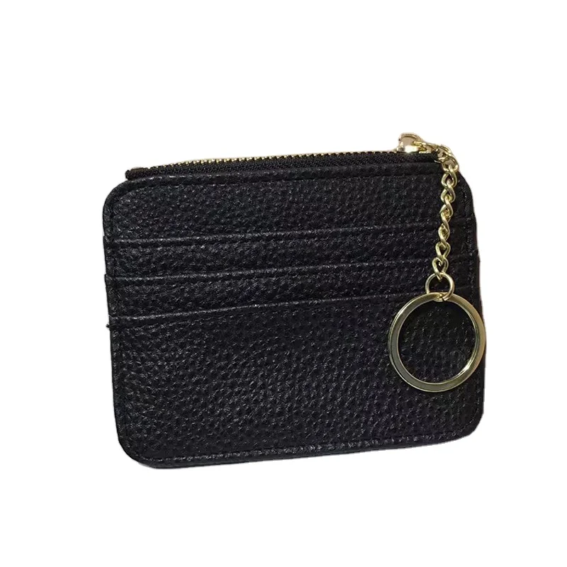 2023 New Ultra-thin Card Bag Large Capacity Small and Exquisite Leather Pu Card Sleeve for Woman Wholesale