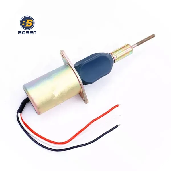 Fuel Pump Shutoff Valve Solenoid 24V 1821020C91  12v 1821019C91 Fuel Shut Off Stop Cut Solenoid Valve for Perkins