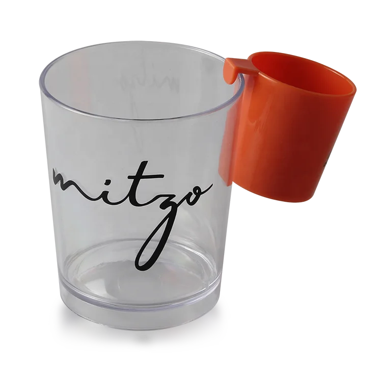 BSCI Audited Factory 2 OZ Customized Plastic Hook Shot Glasses High Quality Plastic Hanging Shot Glass