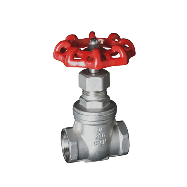 China Factory DN15 1/2' Handle Wheel Stainless Steel Gate Valve