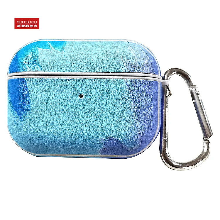 Special Pattern Color Design Leather 3D Protect Earphone Cover For Airpods Case 3D Protect Accessories