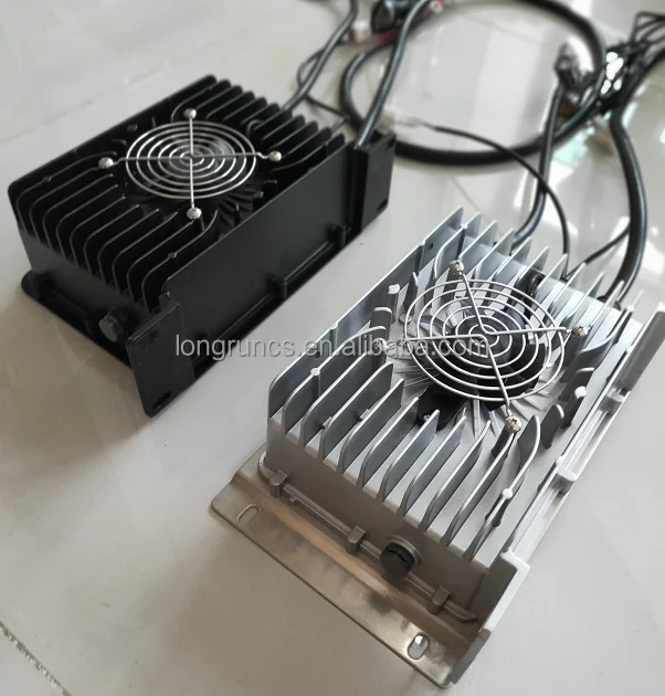 On board 2000W high power waterproof battery charger for electric vehicle, car, scooter,folk truck battery