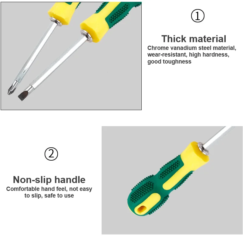 Manual Multi Green Screwdriver Set Philips Head Screwdriver Multi Tool Magnetic For Mobile