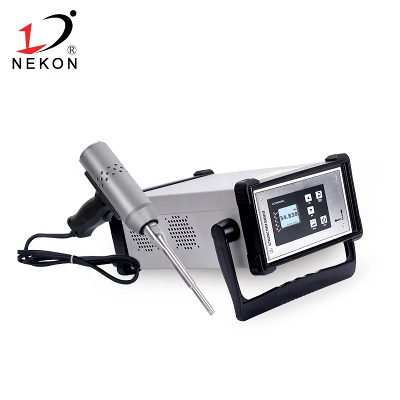 Non woven fabric semi auto ultrasonic portable plastic welding machine