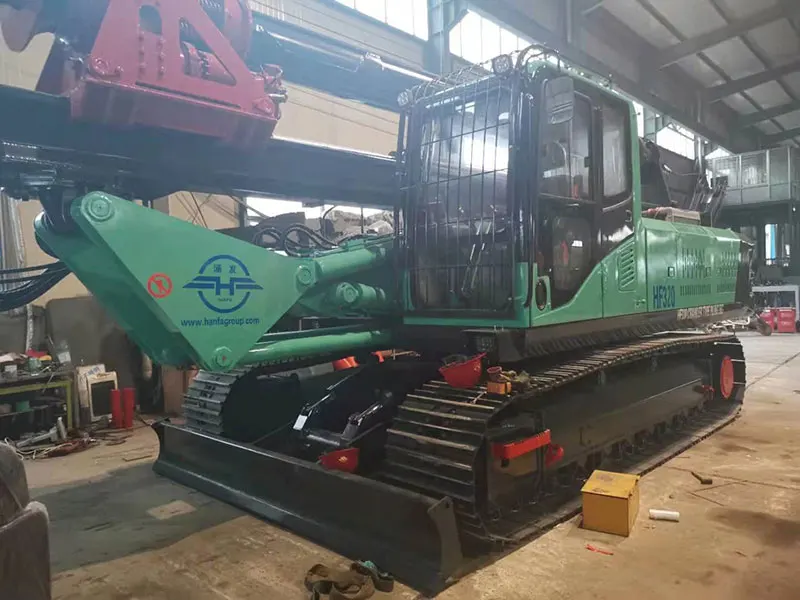 HF20+ Micropile Drilling Rig 40m rock Piling driver Rig rotary hammer price drilling machine mine drilling rig