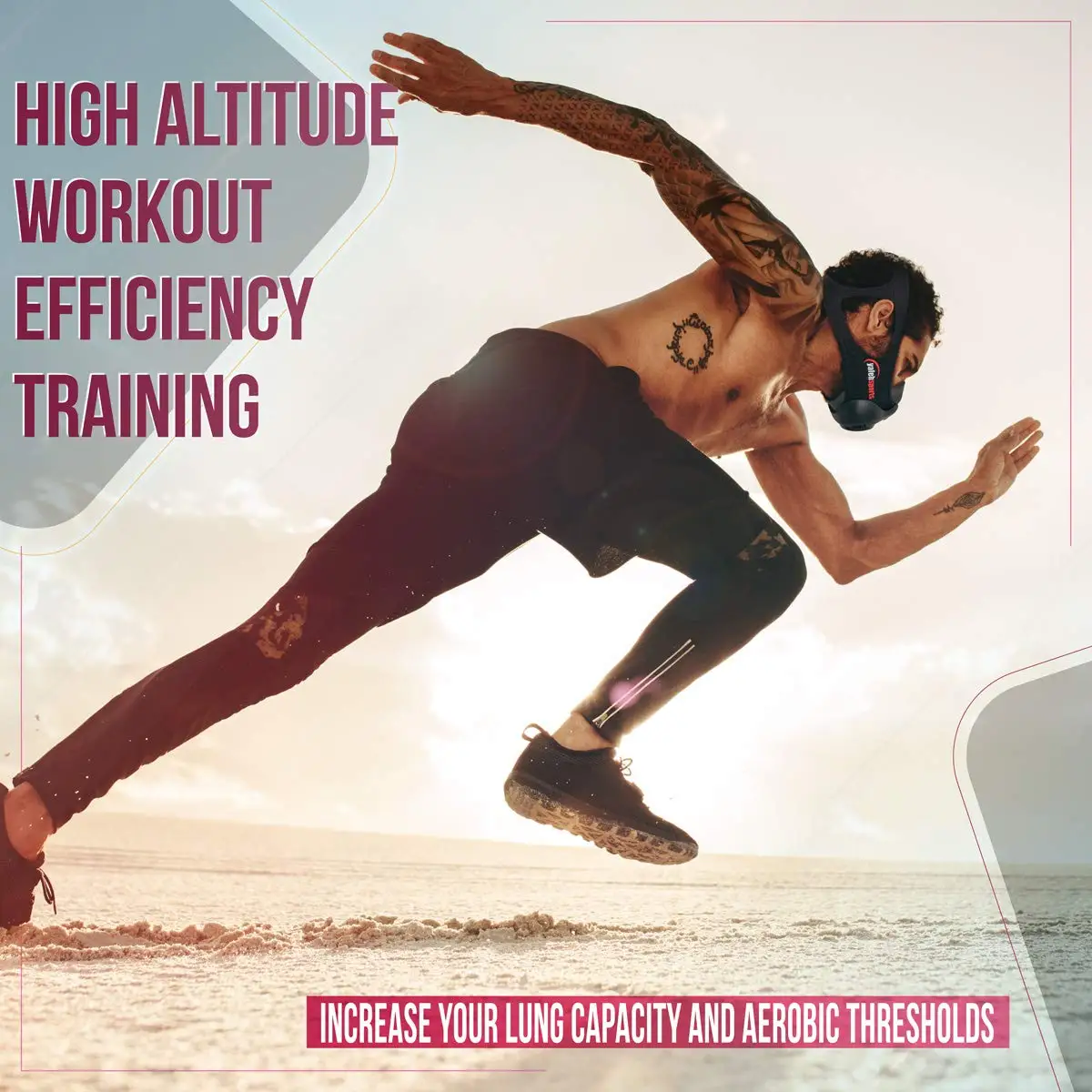  High Quality New Product 16 adjustable modes Face Shield Sports Trend Anaerobic Fitness Training