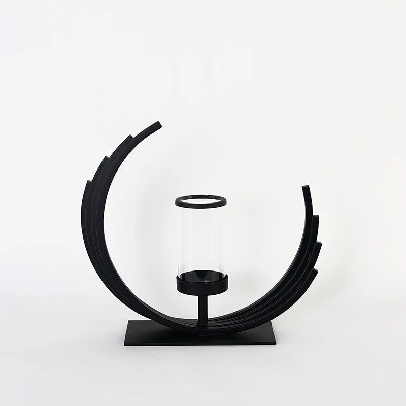 
Private Customized Modern Elegance Decorate Crescent Moon Candlestick 
