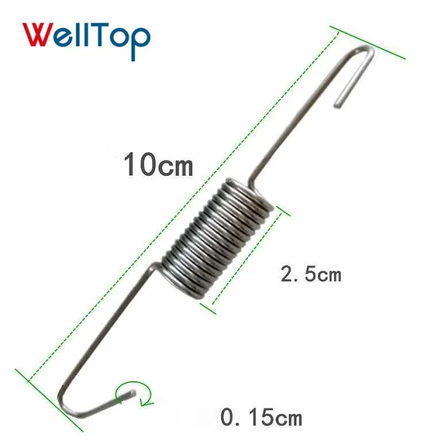 sf-007 WELLTOP Custom Furniture Accessories Stainless Steel Spring Snap Hooks Tension Spring Strong Hanging Sofa Spring Hook