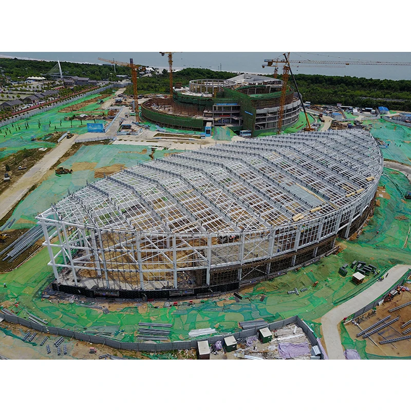 steel truss structure dome for sports ground stadium