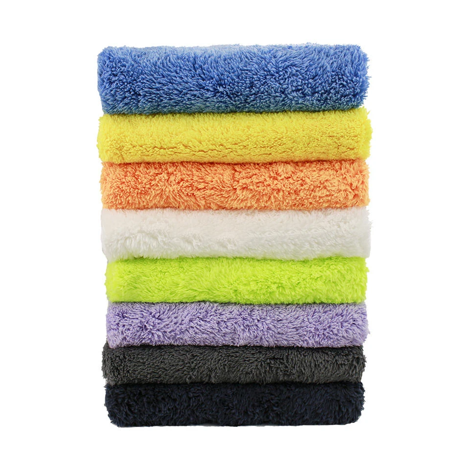 Custom 300-1200gsm Super Absorbent Plush Auto Waxing Drying Polishing Detailing Microfiber Car Wash Cleaning Cloths Towels