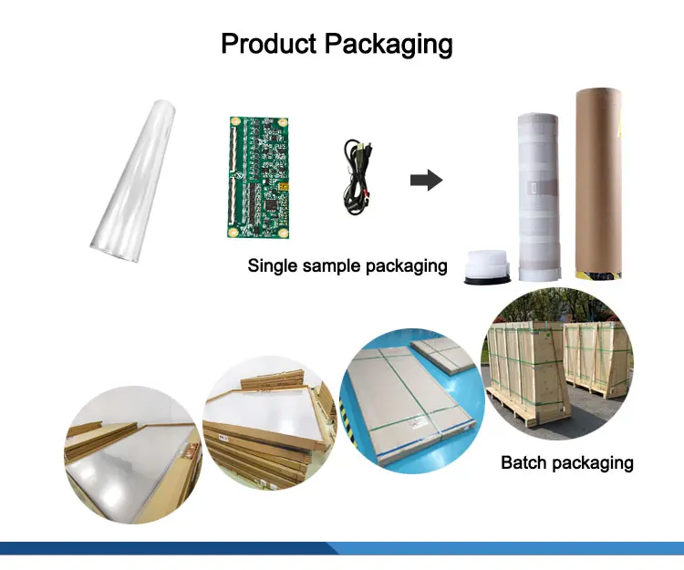 XTA-32 inch capacitive foil for zero bezel panel PC touch screen metal touch sensor  transparent advertising touch screen panel