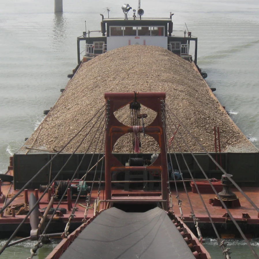 Split assembly loading 500 tons self discharging sand transport barge/boat in stock with cheap price