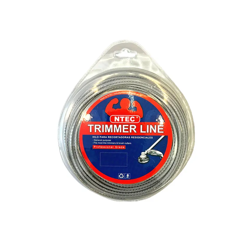 3.5mm 4.0mm Sawtooth Nylon Trimmer Line Thread For Cutting grass 1lb Blister