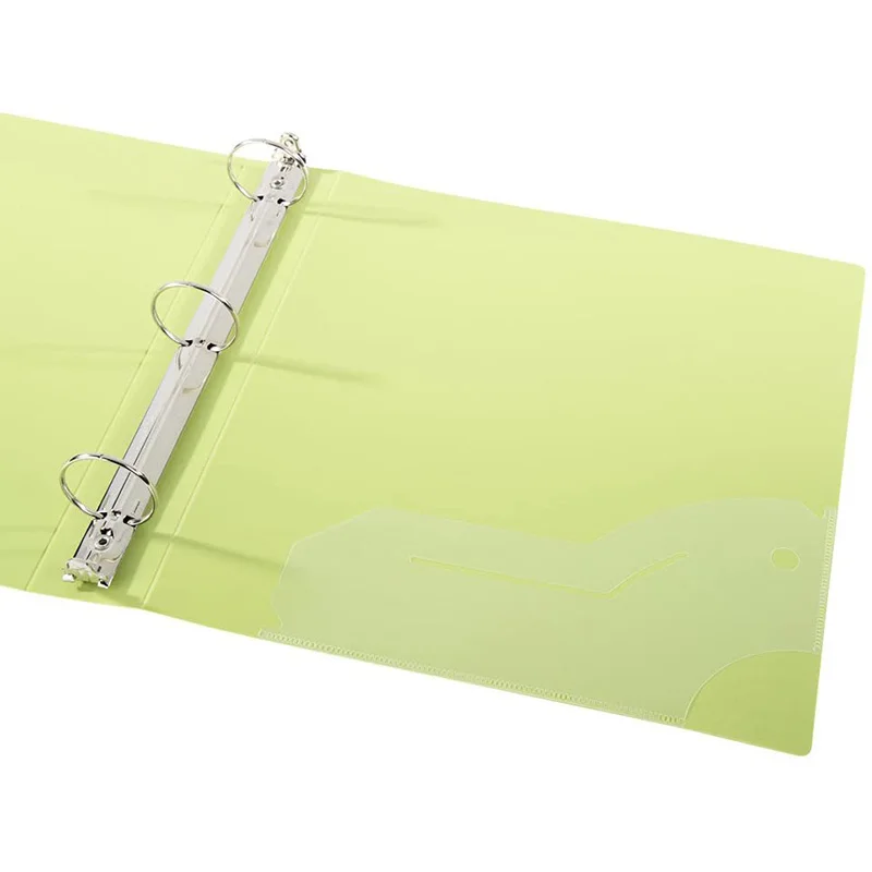 A4 3 ring binder Plastic Portable File Folder Extension Wallet Bill Receipt File Sorting Organizer Office Storage Bag Folders Fi