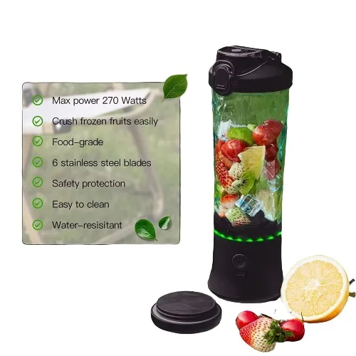 IP67 Waterproof Travel Blender Electric 600ml Smoothie Juicing Maker Machine Automatic Juicer and mixer grinder portable blender