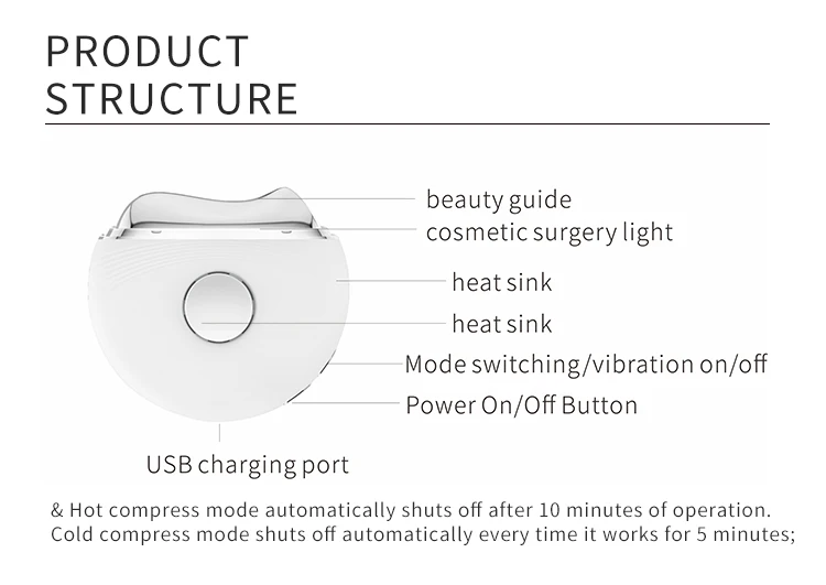 New Cool Gua Sha beauty tool Anti aging Face lift EMS Microcurrent Facial Tools 3-COLOR LIGHT Therapy Hot and Cold Beauty Device