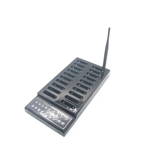Restaurant wireless service ordering system vibrating pager and table buzzer
