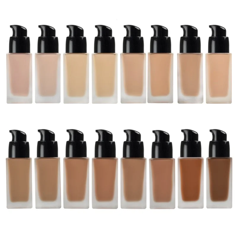 16 colors private label no logo oem concealer cushion foundation makeup liquid