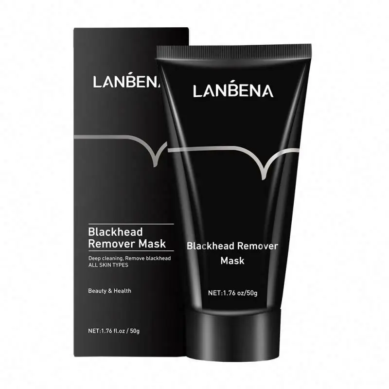 LANBENA Natural Bamboo Charcoal Blackhead Remover Nose Black Head Pore Strips Peel Off Facial Mask