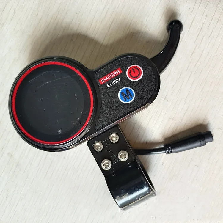 NJ-AOXIONG  Throttle Speedometer  Controller LCD Display Panel Thumb Throttle Electric Scooter