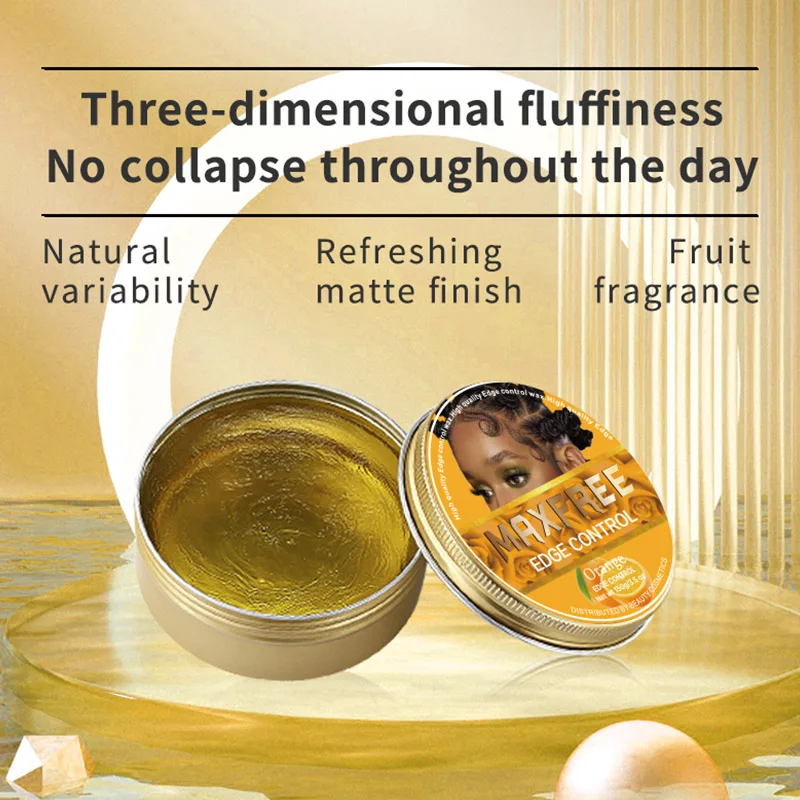 Hair pomade edge control hair styling product edge control gel extreme hold