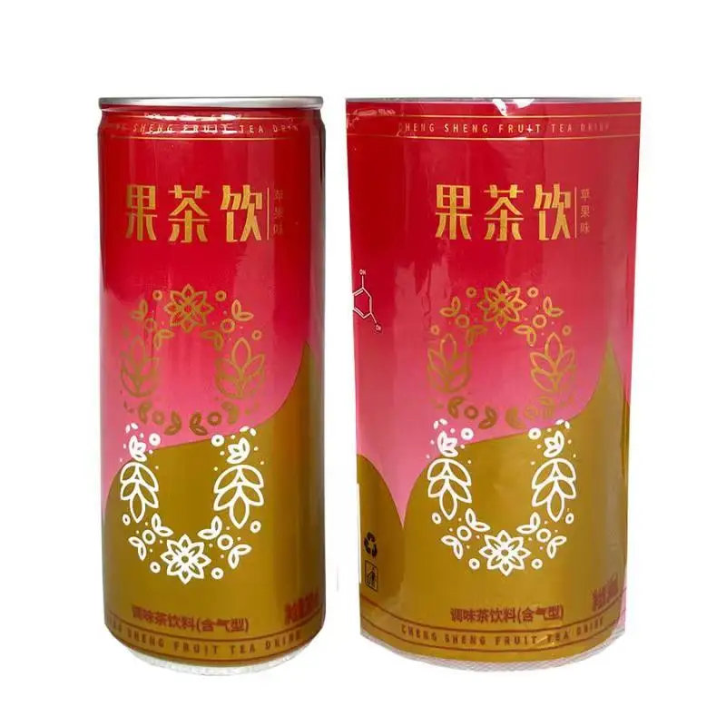 Free Sample Customized PET/PVC plastic shrink film printing wrap label shrink sleeve label for cans bottle packaging