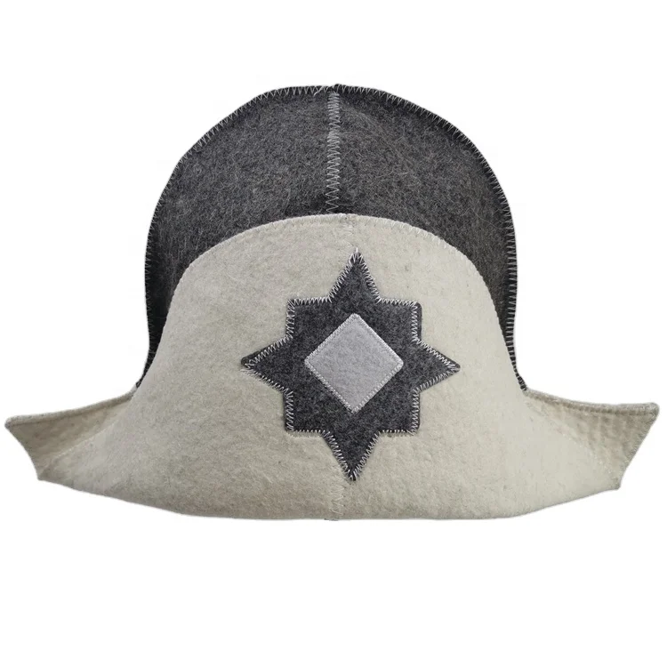 Handmade Breathable Professional Heat-Resistant Napoleon Hat for Ultimate Comfort in Sauna, banya, Bath, spa
