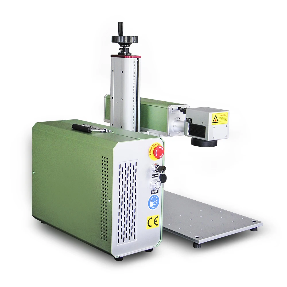 
20W 30W 50W Jewelry Stainless Steel Fiber Laser Marking Machine For Sale metal laser engraving machine Raycus source 