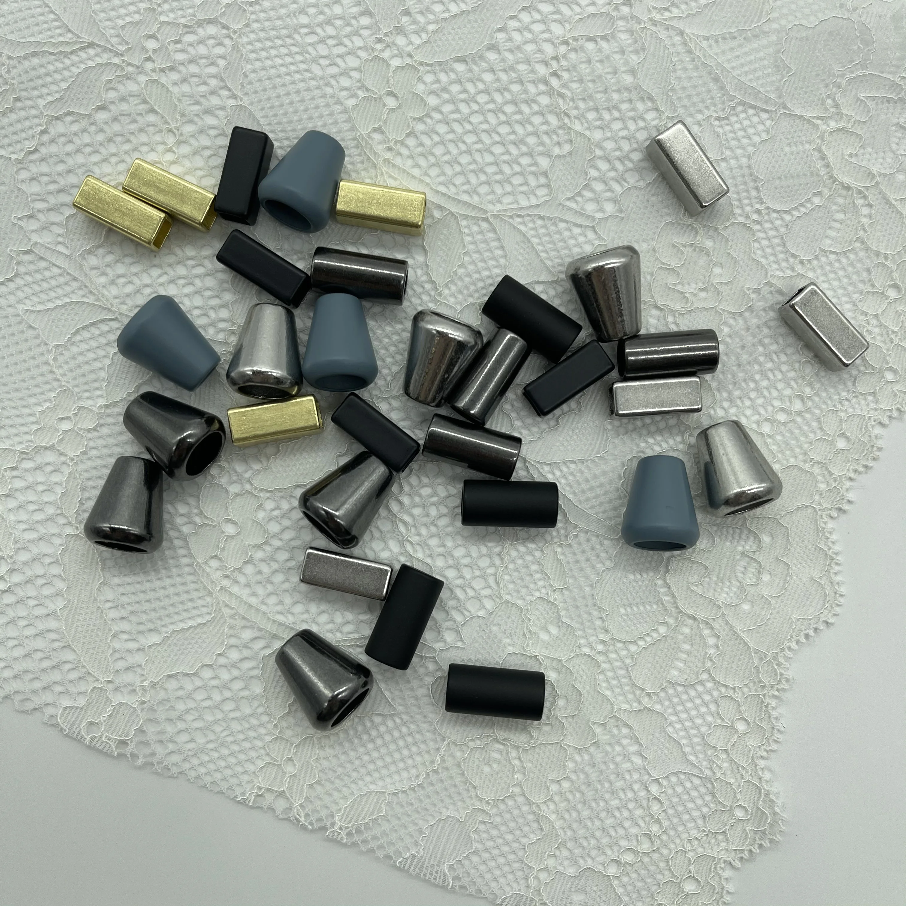 New Style SAB Metal Cord Lock Part Accessaries Small Stopper Ends