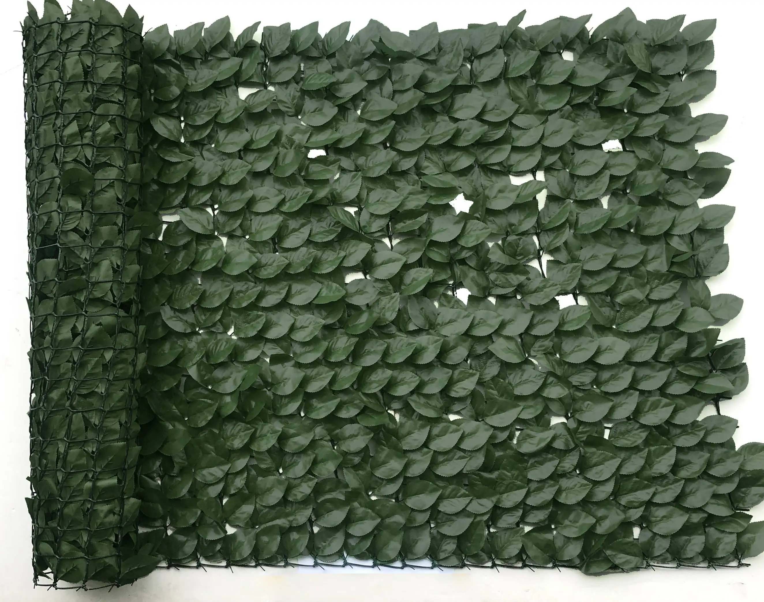 Balcony Decoration Artificial Maple Leaf Mesh Hedge Roll fence Artificial Green fence