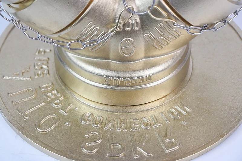 3 Way Water Divider Y Type Fire Fighting Valve 2 Way Brass Fire Hydrant