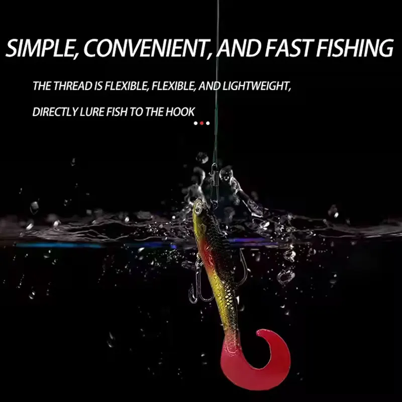 15/20/25/30CM Anti-Bite Steel Wire Leader Leashes Swivel Fishing Lure Accessories Made Durable Lead Material Fishing