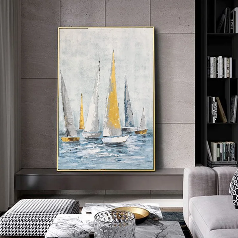 Wholesale 100% hand-painted Home Decor art Canvas Painting Oversized Modern Abstract Decorative Hand Painted Canvas Oil Painting