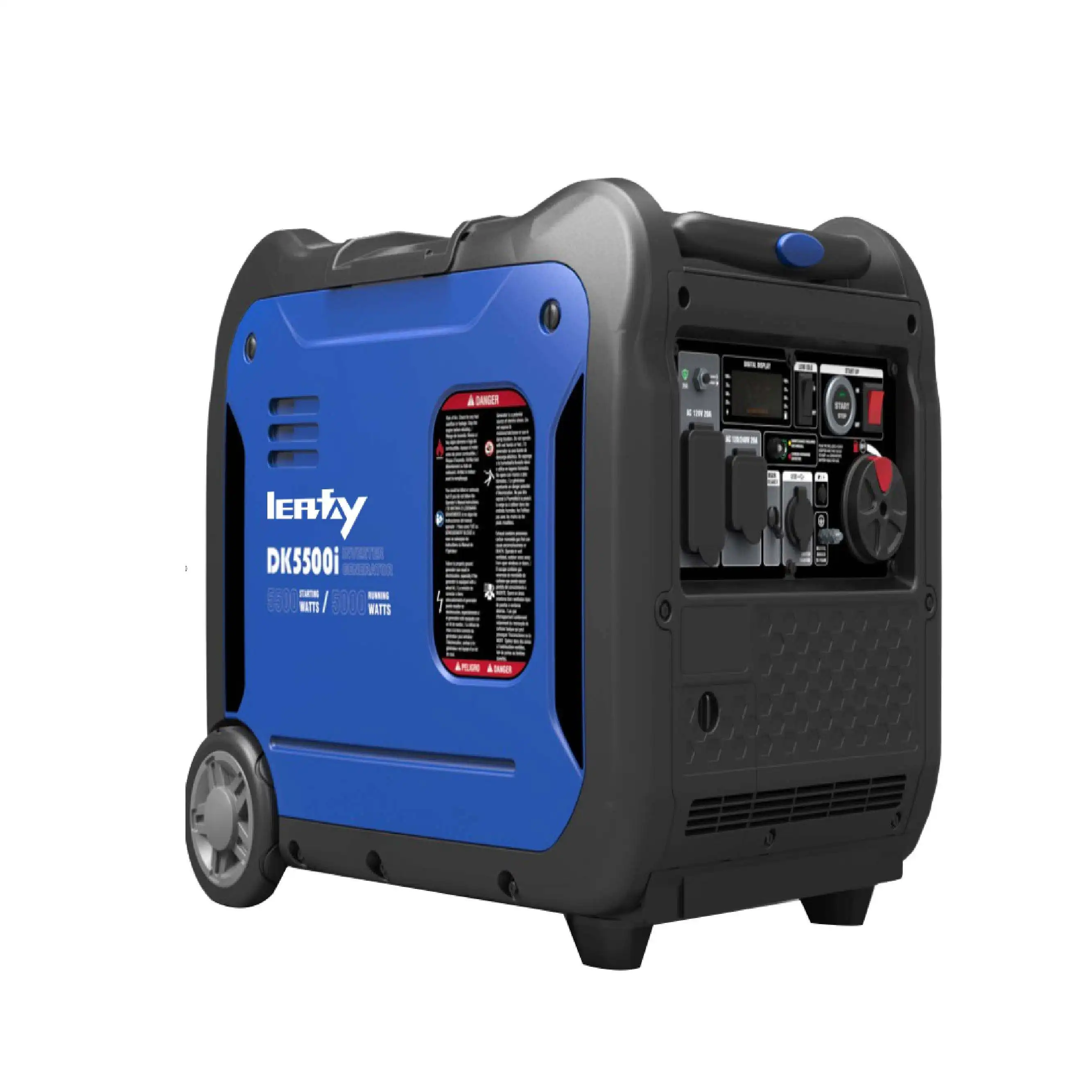 Camping Use 5500W Portable Petrol Silent Inverter Generator Smart Digital  Gasoline Generator