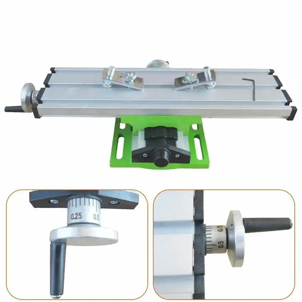 Multi-functional Miniature Precision Mini Table Bench Vise Bench Drill Milling Machine Cross  Positioning Tool