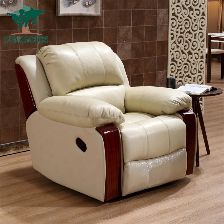 Customized Genuine Leather Recliner Chair, Luxury Simple Style 5 Seater Leather Recliner, Modern Lift 2 2 1 Multifunctional Sofa
