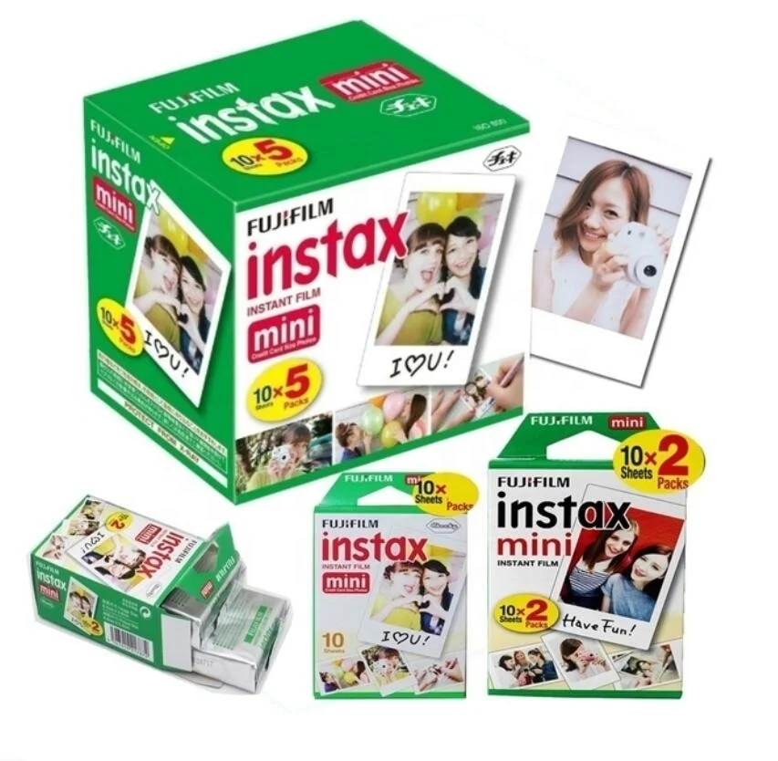  Белая пленка для Fuji Instax Mini 8 i мини фотоаппаратов моментальной печати 7s 9 70 25 50s 90 мгновенной фото камеры Share SP-1 SP-2